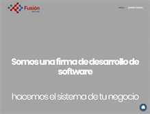 Tablet Screenshot of fusionmx.net